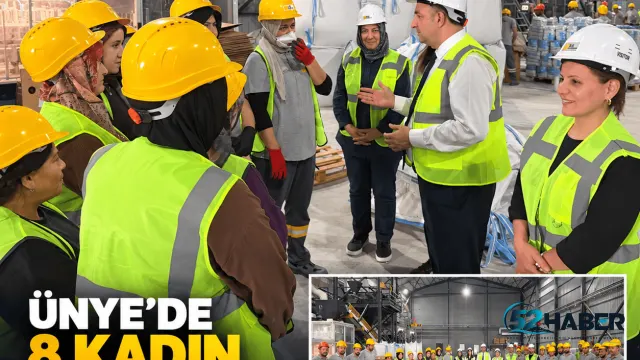 Ünye’de Kadın İ̇stihdamına Maden Sektöründen Yeni Katkı
