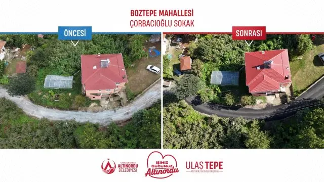 Boztepe Çorbacıoğlu Sokak’ta yıllardır beklenen asfalt çalışması tamamlandı