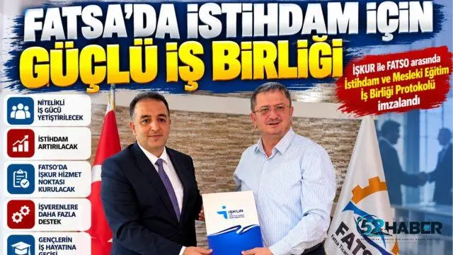 FATSA’DA İSTİHDAM İÇİN GÜÇLÜ İŞ BİRLİĞİ