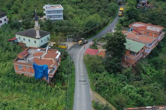 Ünye’de İnkur-Düzsaylan grup yolu asfaltlandı