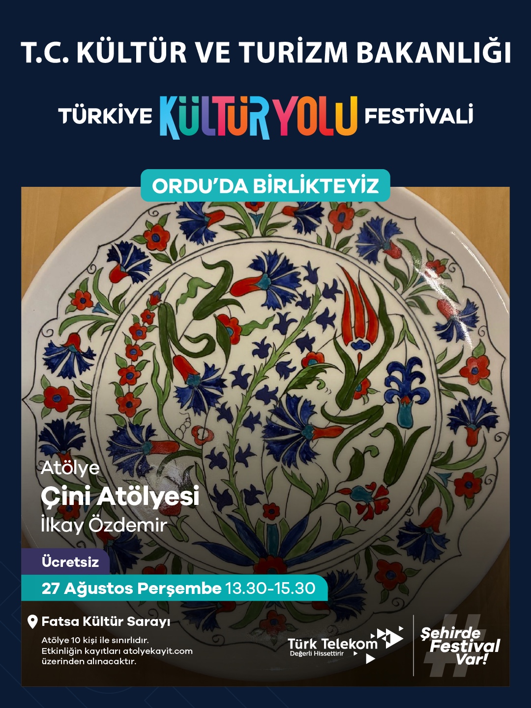 TÜRKİYE KÜLTÜR YOLU FESTİVALİ İLK KEZ ORDU’DA