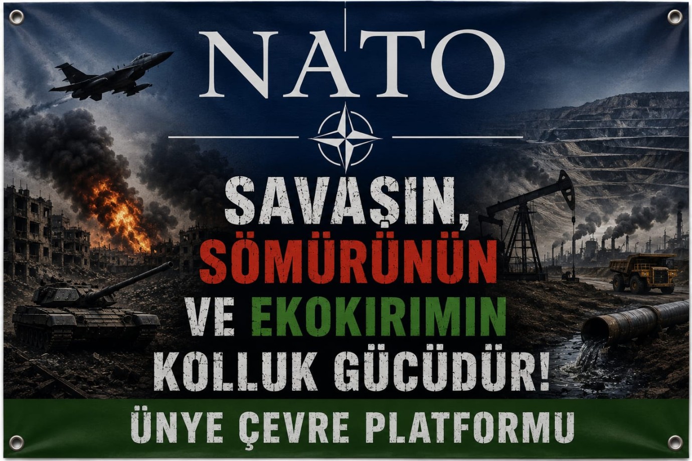 Ünye Çevre Platformu'ndan NATO Açıklaması: "NATO, Savaşın, Sömürünün ve Ekokırımın Küresel Kolluk Gücüdür"