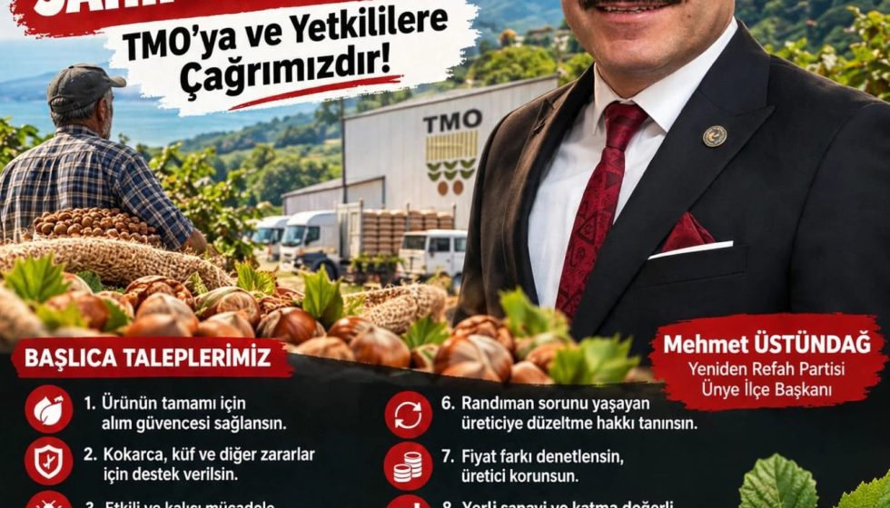 FINDIK ÜRETİCİSİ SAHİPSİZ DEĞİLDİR!