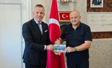 Anadolu Ordulular Federasyonu Başkanı Mehmet Duman’dan Başkan Tavlı’ya ziyaret