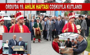 Ordu’da Yılın Ahisi Tornacı Zekeriya Şentürk